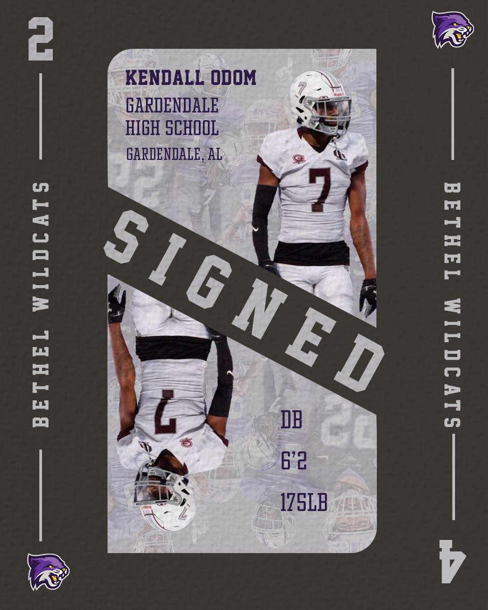 Welcome to the Wildcats! 🔐-Kendall Odom ( @205Kenn ) 🏦- Gardendale High School 📍- Gardendale, AL 📷- Defensive Back #OneHeartbeat| #ChasingGreatness| #NSD24