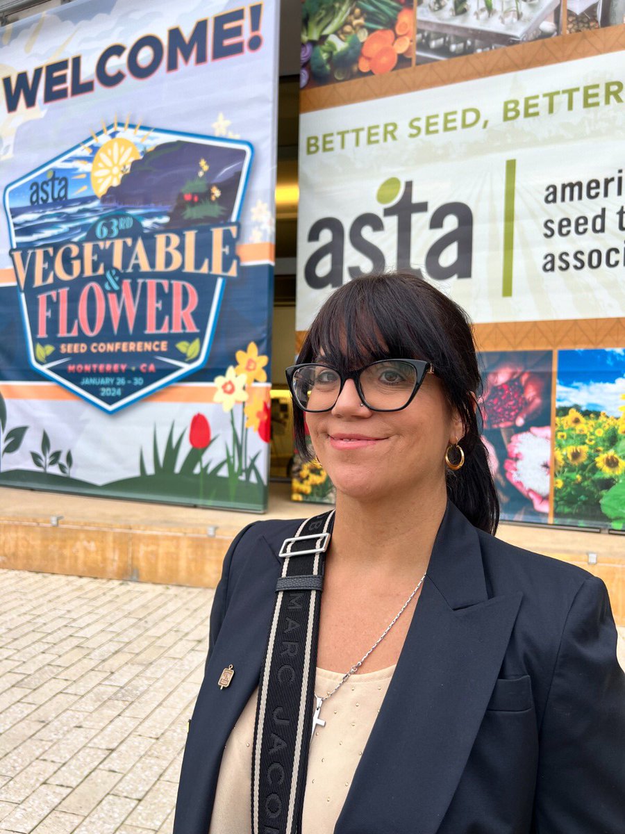 Maria_Malvino's tweet photo. It has been a week since I returned from ASTA 2024, and I am still receiving emails from colleagues and partners who are following up on the meetings we had in person in Monterey. Every single meeting has been fruitful. Thanks @Better_Seed !#vegetableseeds  #bayer #asta2024 https://t.co/omQFULJWSe