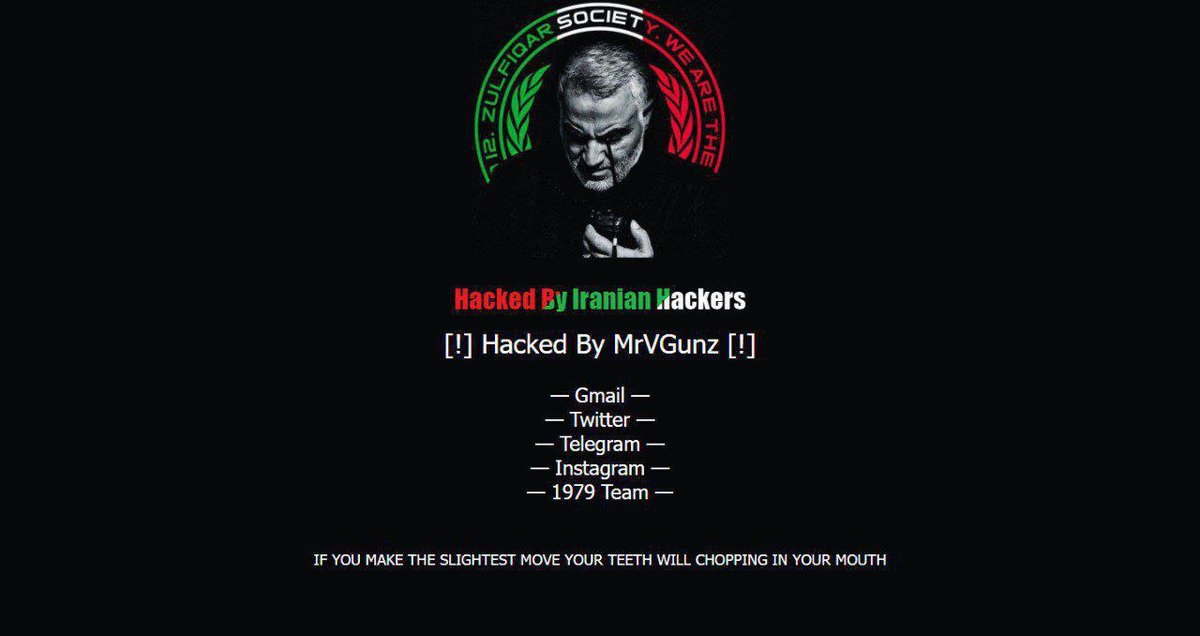 MrVGunz's tweet photo. ~ Hacked By MrVGunz &amp; 1979 Team ~ 🇮🇷 

List of #hacked sites = https://t.co/IDbu4K991R 

#USA 🇺🇸 &amp; #Singapore 🇸🇬 &amp; #Taiwan 🇹🇼 &amp; #France 🇫🇷 &amp; #Russia 🇷🇺 https://t.co/55BMkF48gK