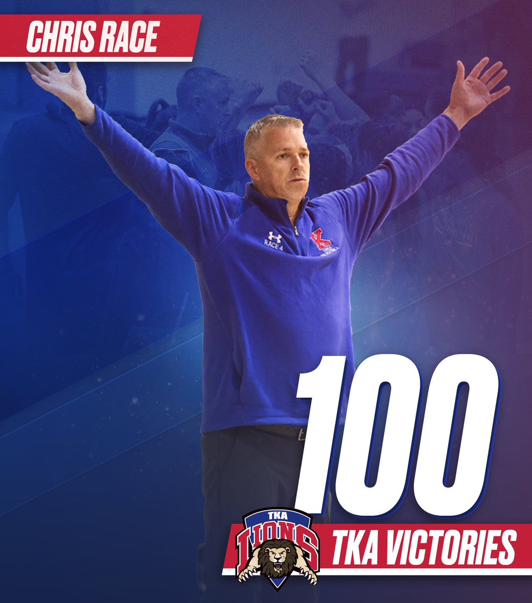 The King’s Academy Athletic Dept. (@tkalions) on Twitter photo With tonight’s district semifinal win, coach Chris Race has won his 100th game at the King’s Academy! #tkahoops 🏀
<a href="/TKAWPB/">The King's Academy</a> <a href="/tkalionsgirlsbb/">TKALionsgirlsbball</a> <a href="/CoachRace33/">Chris Race</a> <a href="/pbphighschools/">Post on High Schools</a> <a href="/ESPNWestPalm/">ESPN WEST PALM (106.3 FM)</a> <a href="/PBCBBallForum/">#PBCHOOPS</a> <a href="/SUTSReport/">SUTS Report</a> With tonight’s district semifinal win, coach Chris Race has won his 100th game at the King’s Academy! #tkahoops 🏀
<a href="/TKAWPB/">The King's Academy</a> <a href="/tkalionsgirlsbb/">TKALionsgirlsbball</a> <a href="/CoachRace33/">Chris Race</a> <a href="/pbphighschools/">Post on High Schools</a> <a href="/ESPNWestPalm/">ESPN WEST PALM (106.3 FM)</a> <a href="/PBCBBallForum/">#PBCHOOPS</a> <a href="/SUTSReport/">SUTS Report</a>