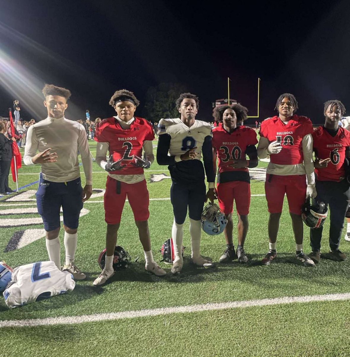 JoJo Barrett💫 (@jojo_huncho22) on Twitter photo EVERYONE IN THIS PICTURE IS DOING WHAT THEY SOUGHT OUT TO DO 💪🏾
Whether it be sports or getting a education I’m proud of all the guys I grew up with and I know we all gone finish what we started ❤️ <a href="/AaSpencer01/">Spencer Eison</a> <a href="/JeremiahT_2004/">Jeremiah Thomas</a> <a href="/_willwhite8/">Will White</a> <a href="/BSH_recruits/">Boiling Springs High School Football</a> <a href="/DormanFootball/">⚔️Dorman Football⚔️</a> EVERYONE IN THIS PICTURE IS DOING WHAT THEY SOUGHT OUT TO DO 💪🏾
Whether it be sports or getting a education I’m proud of all the guys I grew up with and I know we all gone finish what we started ❤️ <a href="/AaSpencer01/">Spencer Eison</a> <a href="/JeremiahT_2004/">Jeremiah Thomas</a> <a href="/_willwhite8/">Will White</a> <a href="/BSH_recruits/">Boiling Springs High School Football</a> <a href="/DormanFootball/">⚔️Dorman Football⚔️</a>
