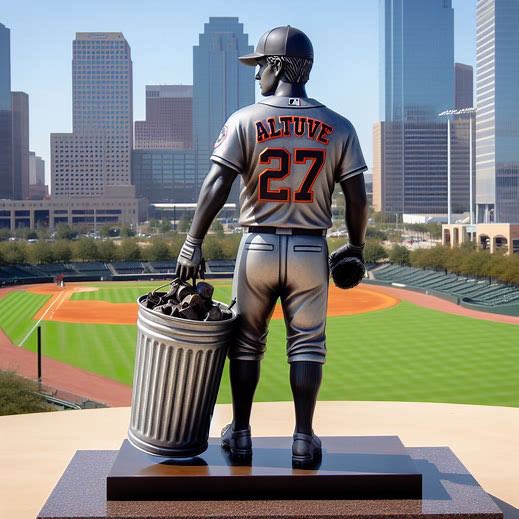 Now that Jose Altuve has signed an extension with the Astros, speculation around Houston is that the team will erect a statue in his honor.