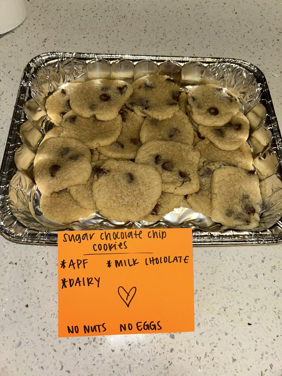 After an emotional and stressful day.. there’s nothing that calms me quite like trying a new recipe (for our soup-er bowl potluck) 🥰🍪#foodallergyawareness !!!! @amwetmore @PES_Mustangs