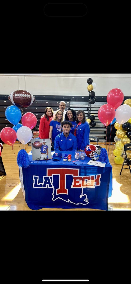 Riley Small ✞ (@rileygsmall3) on Twitter photo It’s official✍️. Thank you
to everyone who came and supported. Let’s get to work <a href="/LATechFB/">LA Tech Football 🏈</a> <a href="/VealCoach/">Coach Teddy Veal</a> <a href="/isaiahgraham/">Coach Graham</a> <a href="/UHScubathletics/">UHS Athletics</a> It’s official✍️. Thank you
to everyone who came and supported. Let’s get to work <a href="/LATechFB/">LA Tech Football 🏈</a> <a href="/VealCoach/">Coach Teddy Veal</a> <a href="/isaiahgraham/">Coach Graham</a> <a href="/UHScubathletics/">UHS Athletics</a>