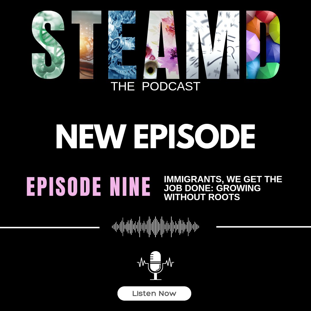 #available #now episode 9 with Dr. Maria Pugo is #streaming. #newepisodealert #steamdthepodcast #projectsteamd #womeninsteam