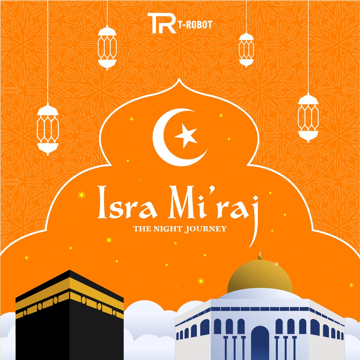 tr_trobot's tweet image. 🌙✨ T-Robot commemorates the miraculous journey of Isra Mi'raj! On this sacred occasion, may your spirits ascend with faith, reflection, and divine blessings. Wishing you a blessed Isra Mi'raj! 🤖🌟

#trobot #isramiraj #divinejourney