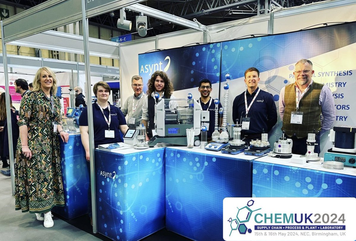 The preparations have begun for @chemukexpo. 🎉 Who’s coming? 15th & 16th May @thenec. Put the date in your diary & add Stand K80 where you’ll find @Asynt & @vacuubrand 👋🏼 Looking forward to seeing you there. #ChemUK #ChemUK2024 @AnywhereChem #RealTimeChem #chemtwitter