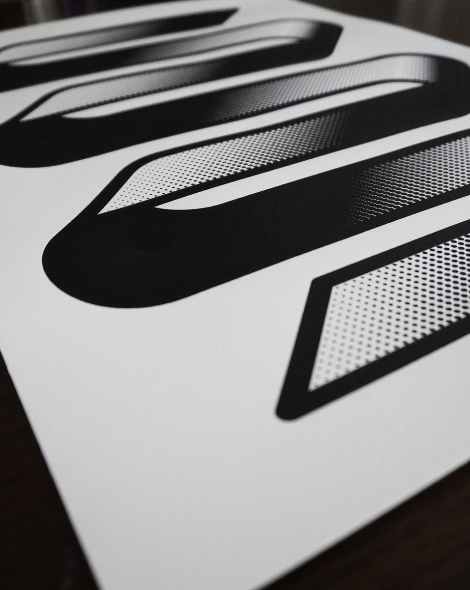 studiostrauss's tweet image. Half-tone ribbon. #plottertwitter