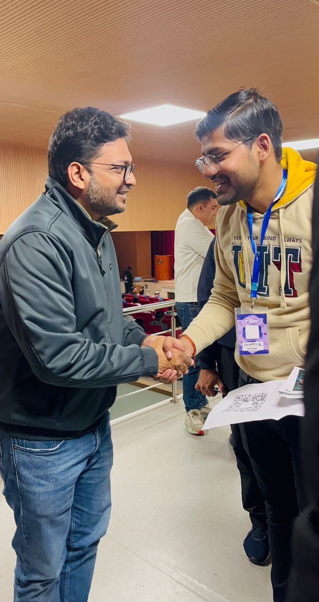 IIT Delhi never fails to impress. I was stumped by the ideas &amp; pumped by the energy of the students. I am grateful to get the opportunity to attend BECon'24, where I met so many brilliant minds who want to bring change in the world. <a href="/iitdelhi/">IIT Delhi</a> #IITDelhi #Entrepreneurship #Startup