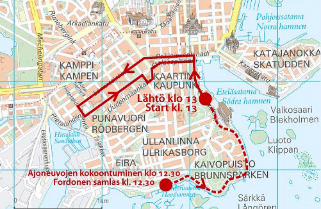 Hauskaa penkkaripäivää abit! Rapsakan pakkasen lisäksi luvassa sokerisadetta mm. Helsingin keskustassa klo 13-.