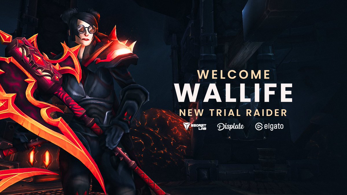 More big news... this week we're also hyped to welcome <a href="/Wallife_/">Wallife</a> to the team as our newest Trial Raider! 🔥

You can find him over at: twitch.tv/wallife1, go send him some love! 🙌