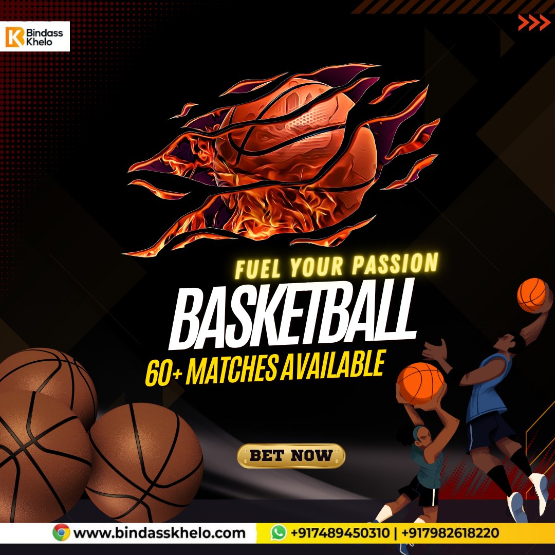🏀 Ignite your love for basketball! 🚀 Dive into the thrill with over 60 matches on Bindass Khelo. Let the games begin! 🔥 

🏆BINDASS KHELO BOOK🏆

🌐taplink.cc/freecricketid 

#basketball #sportsbettingonline #sports #sportsbetting #bindasskhelo #betonbindasskhelo