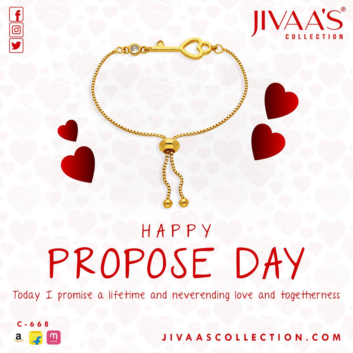 Happy Propose Day 🌹 #jivaas #JivaasCollection #instajewellery #indianjewellery #bollywoodfashion #customisejewellery #weddingjewellery #silverjewellery #rajkotjewellery #rajkot_diaries #statementjewelry #traditionaljewellery #indianbride #jaipurjewellery #tribaljewellery