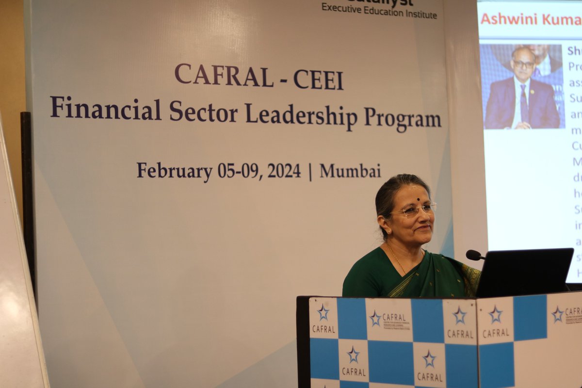 theceei's tweet photo. Exciting updates abound from the ongoing CAFRAL – CEEI Financial Sector Leadership Program! Under the guidance of industry-renowned thought leaders and faculties, participants are leveraging their insights to navigate the financial landscape. https://t.co/Y344U3PBAi https://t.co/aIlETiFgy0