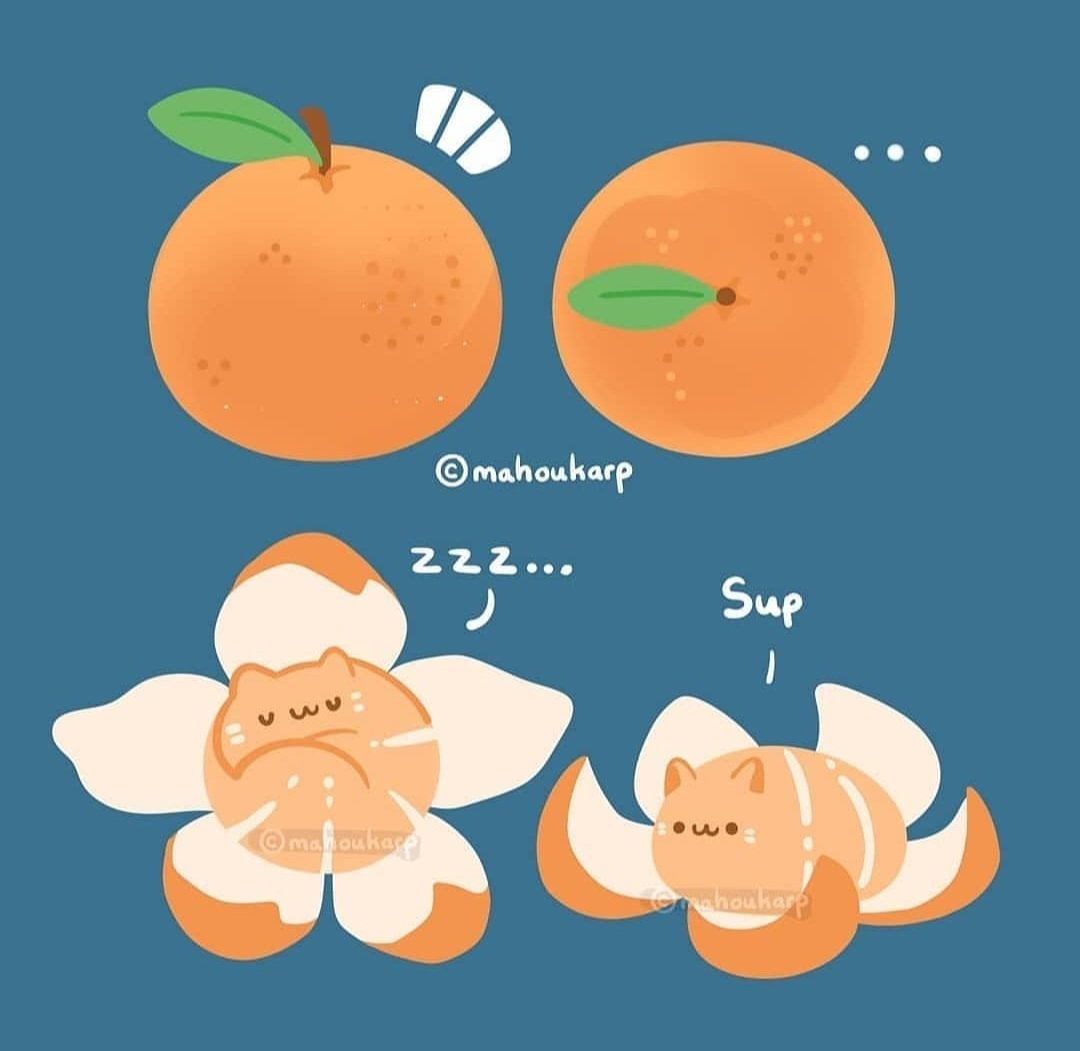 「id peel an orange for you 」|Norinのイラスト