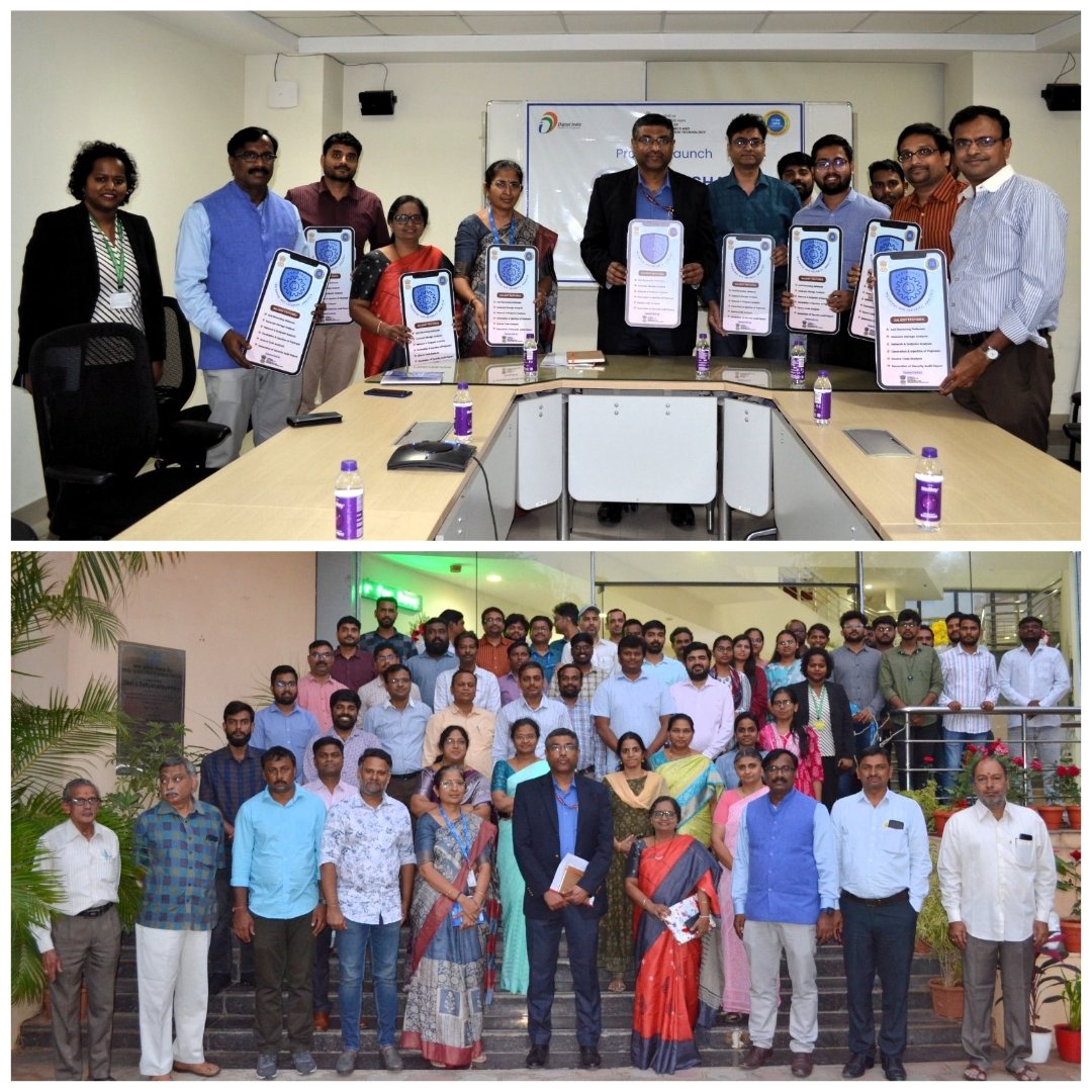 Parikshan - Mobile App Security Analysis Tool was launched by Shri.S Krishnan IAS, Secretary, @GoI_MeitY Feb 2, 24 in the presence of @ramadevi_lanka Director, @EmergingTechTS and Director, @cdacindia Hyderabad. #PARIKSHAN #MOBILESECURITY #MEITY @cdachyd