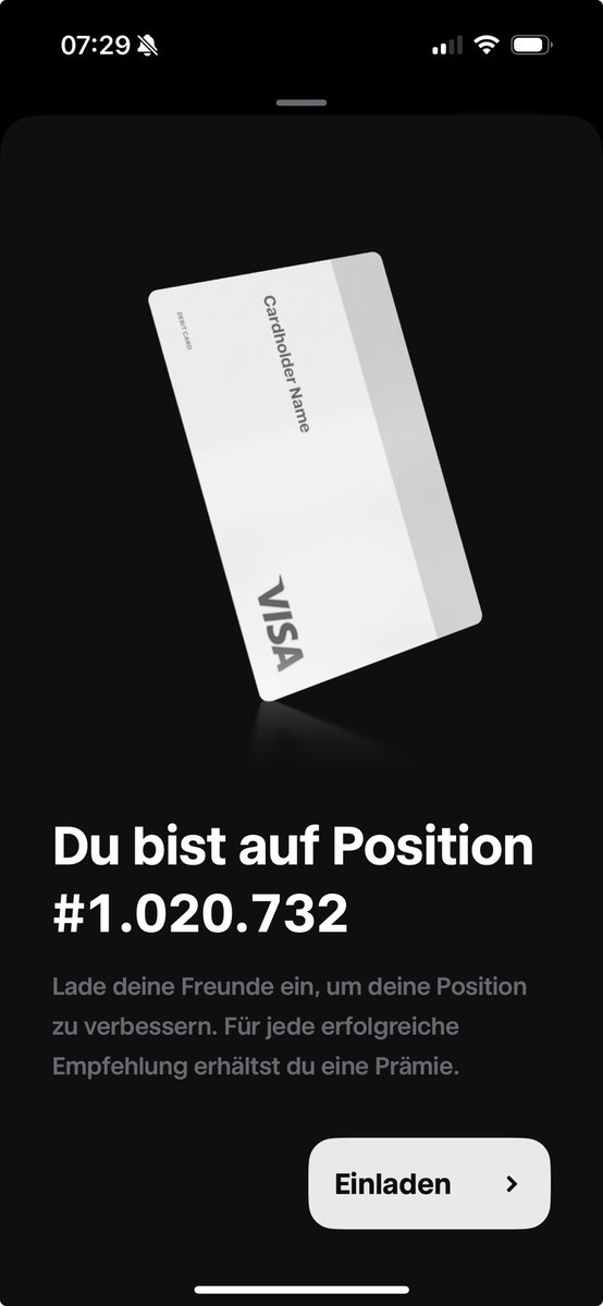So richtig voran ging’s mit der #TradeRepublic Karte in den letzten Wochen nicht. #fintech #banking #kreditkarte #visa