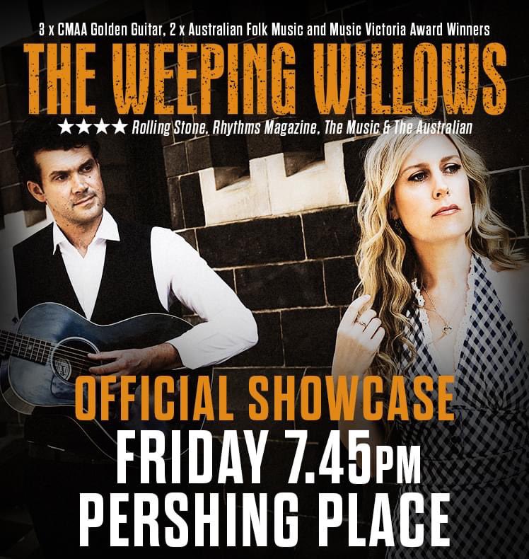 ✨ We are thrilled to announce... ✨
⭐️ @WeepinWillows' Official Showcase! ⭐️
💫 @FolkAlliance 2024, KCMO 💫
Fri at 7.45pm: @SoundsAustralia | Pershing 
** Feel free to share/tag your friends, thanks! **
#Folk2024 #IamFolk #FAI2024 #FolkAlliance #FolkAllianceInternational #FAI24