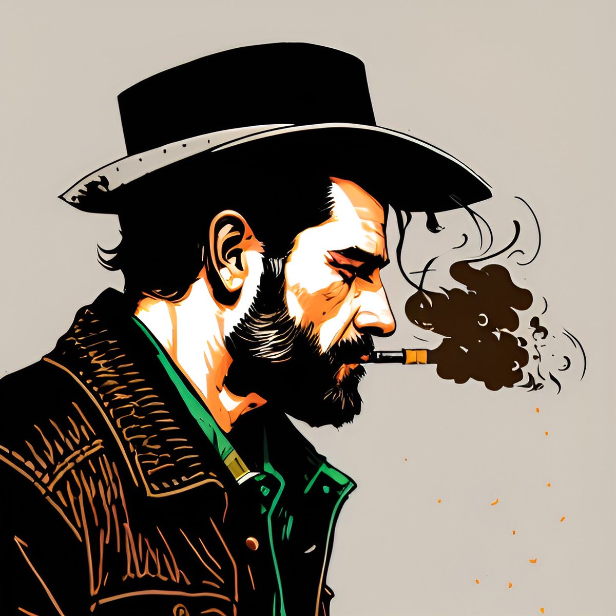 MinimalistAiArt's tweet photo. In this Wild West collection, you'll find a unique blend of the rugged charm of the cowboy lifestyle and the sleek elegance of minimalist design. Each piece of digital art is meticulously crafted to capture the essence of the Wild West while embracing the principles of simplicity and modernity.