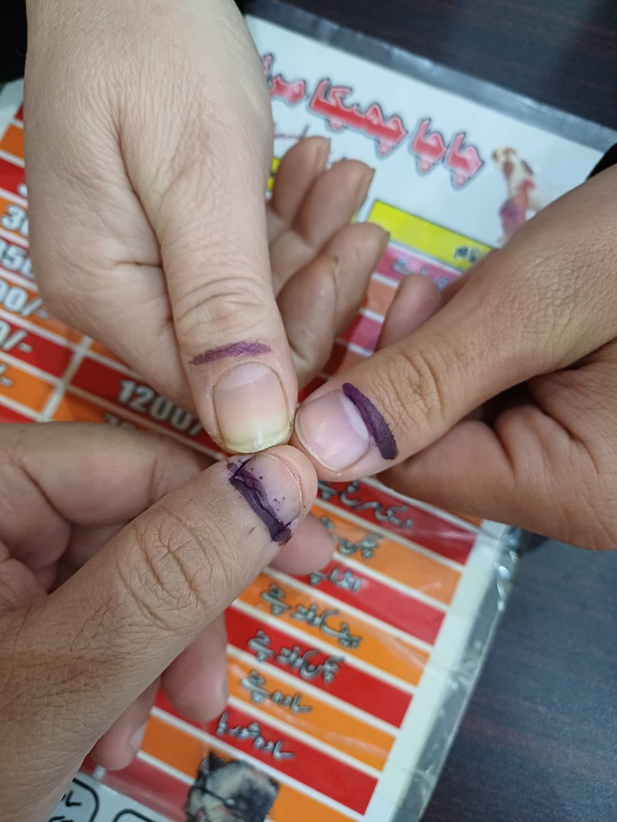 Lushahz's tweet photo. Alhamdulillah voted against Tyrants!
#Election2024 https://t.co/PtBe3gojll