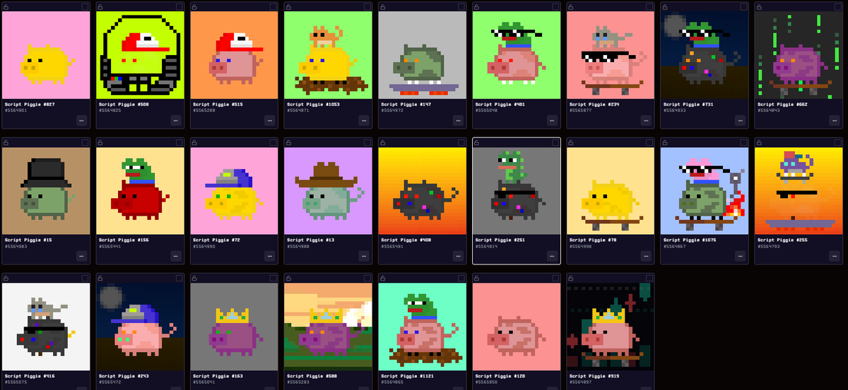 Ayyy yoooo #scriptpiggies are listed 🐷🐷

ordex.io/collection/eth…

Looks like i need a couple moooo $PORK inspired art hits.

#Ethscriptions $PNDC