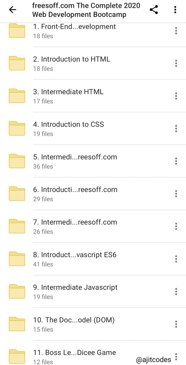 ajitcodes's tweet photo. Complete Web Development Full Stack Bootcamp😱🔥

Just Free Of Cost!!

Simply:

1. Follow (So that I can DM)
2. Like and Repost 
3. Comment "Web Dev" to receive your copies https://t.co/Q8Qx7eygL4