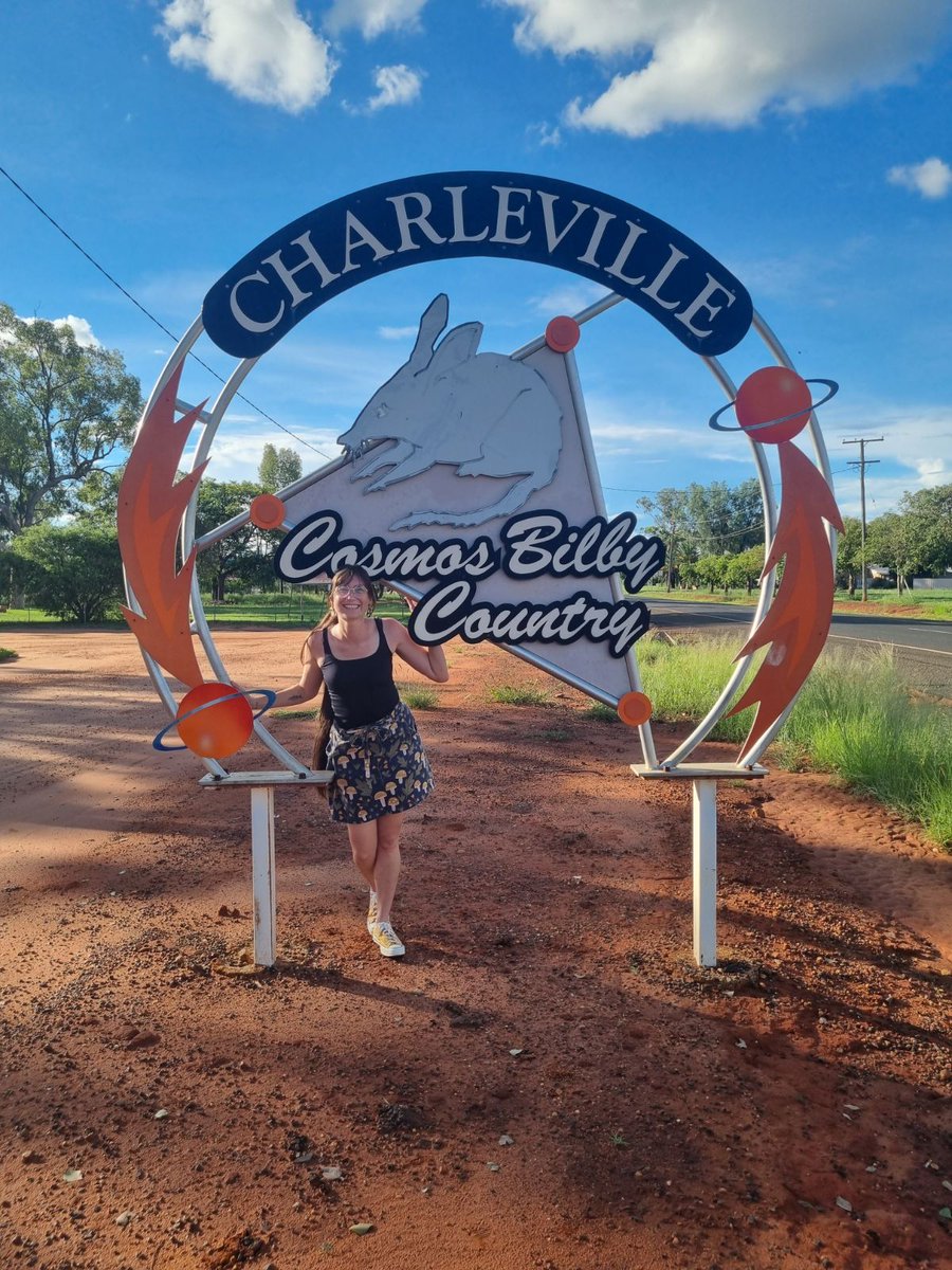Alise Fox (@hi_im_alise) on Twitter photo Had an amazing week of #scicomm in Charleville as a Flying Scientist, sharing the fun of fishery modelling and careers in maths! Squeezed in some stargazing and bilby watching too. Thanks <a href="/WOSQld/">Wonder of Science</a>, <a href="/DrManateena/">Tina Skinner</a> and the Office of the Qld Chief Scientist: some awesome #WomenInSTEM. Had an amazing week of #scicomm in Charleville as a Flying Scientist, sharing the fun of fishery modelling and careers in maths! Squeezed in some stargazing and bilby watching too. Thanks <a href="/WOSQld/">Wonder of Science</a>, <a href="/DrManateena/">Tina Skinner</a> and the Office of the Qld Chief Scientist: some awesome #WomenInSTEM.