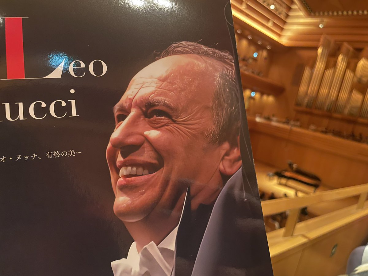 masami_shingu's tweet photo. 念願のレオ・ヌッチ、最高過ぎました‥😭❤️ずっと余韻に浸っていたい‥。
日本に来てくれて、ありがとう！ https://t.co/DpLiZe9siC