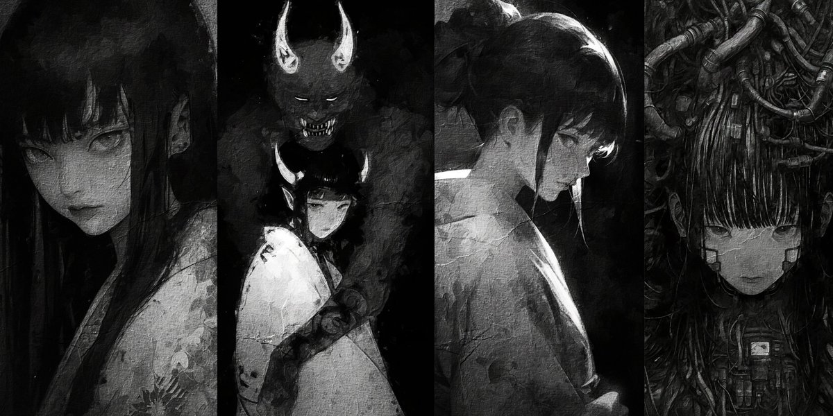 Welcome to the realm of intensely frightening dark art, where each piece creates an atmosphere of despair, solitude, vengeance, and obsession. In this dark touch, art becomes a medium to convey profound emotions and evoke chilling sensations

all artwork available on <a href="/foundation/">Foundation 🌐</a>