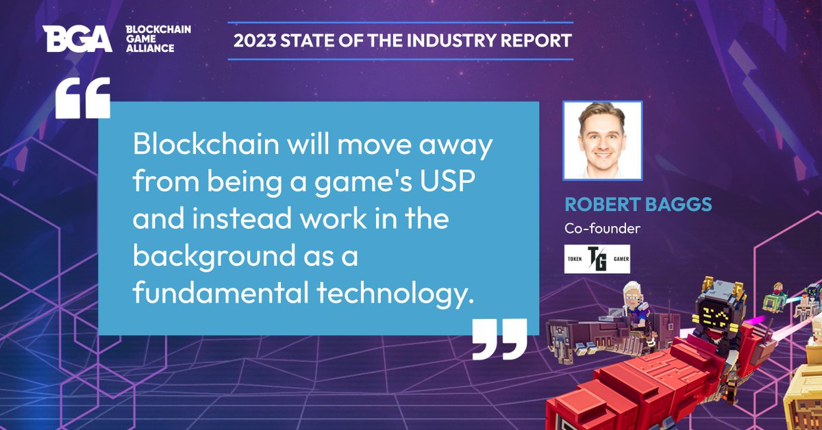 Blockchain Game Alliance (@bgamealliance) on Twitter photo ๐๐ BGA State of the industry report 2023 ๐๐
Dive into the insight of Robert Baggs ,<a href="/rkbaggs/">Robert Baggs</a>, the Co-founder of <a href="/TokenGamerNews/">Token Gamer</a> . His commentary in this year's BGA State of the Industry Report is a must-read for industry enthusiasts.
๐ Explore groundbreaking trends and ๐๐ BGA State of the industry report 2023 ๐๐
Dive into the insight of Robert Baggs ,<a href="/rkbaggs/">Robert Baggs</a>, the Co-founder of <a href="/TokenGamerNews/">Token Gamer</a> . His commentary in this year's BGA State of the Industry Report is a must-read for industry enthusiasts.
๐ Explore groundbreaking trends and