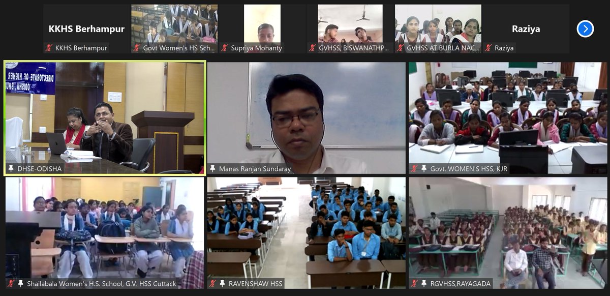 IdentityFounda1's tweet photo. Mr Manas Ranjan Sundaray shared his valuable inputs regarding Career opportunities available in Commerce  stream. Mr Amit Kumar Tripathy moderated and made the students participate throughout the session.
This webinar was organised by the DHSE, Odisha in association with UNICEF. https://t.co/kUpG7GZZx9