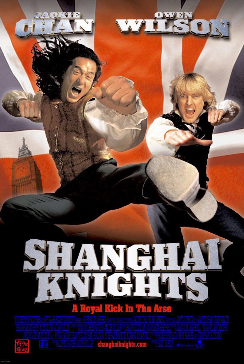 🎬MOVIE HISTORY: 21 years ago today, February 7, 2003, the movie ‘Shanghai Knights’ opened in theaters!

#JackieChan #OwenWilson #AaronTaylorJohnson #AidanGillen #FannWong #DonnieYen #TomFisher #OliverCotton #KimChan #GemmaJones #TomWu #KellyMarieKerr #ConstantineGregory