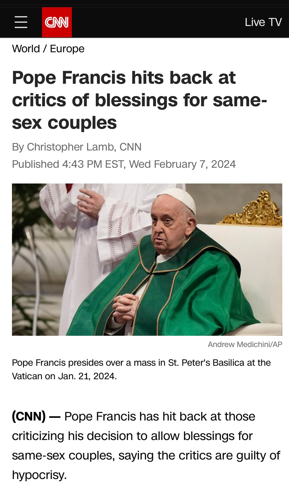Pope Francis Christmas Message 2025 Star Jaquelin