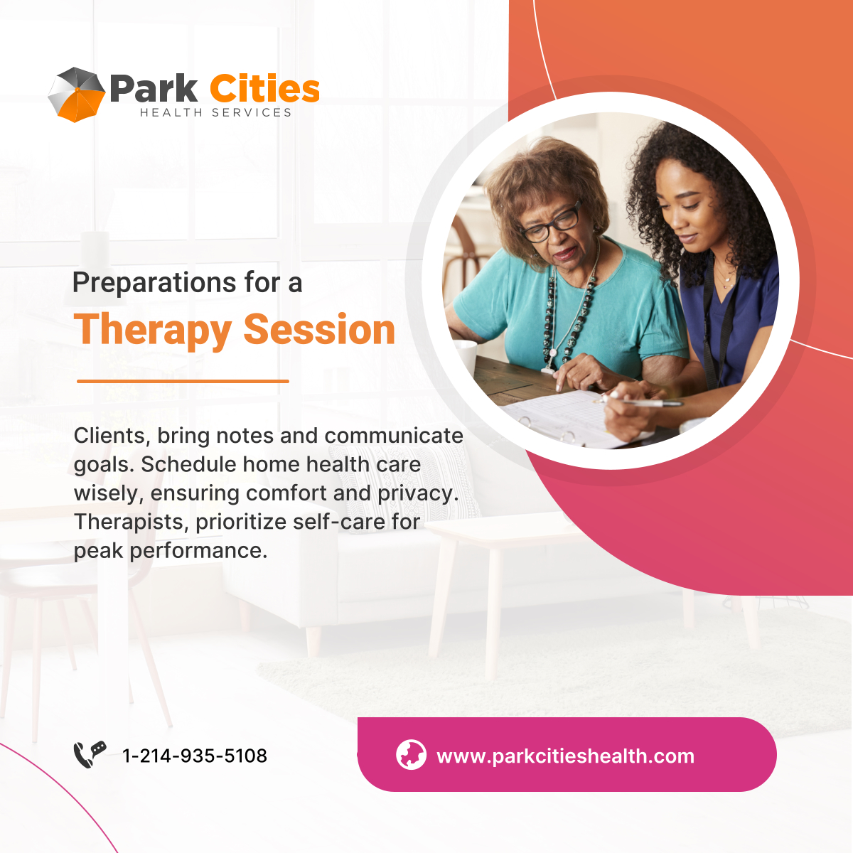 parkcitieshs's tweet image. Ensuring a seamless therapy experience usually involves careful preparations from clients and therapists. Visit tinyurl.com/48eyeyyu on how to make the most out of your therapy session. 

#DallasTX #TherapyPrep #HomeHealthCare