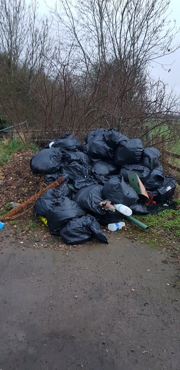 BBullrushes's tweet image. The #flytippers have been busy this week. Almost 50 bags dumped in 2 tips. Well done to @SDDC for removing it so quickly. Last small pieces bagged &amp;amp; hidden #flytip moved to kerbside for collection. Back home to find a flytipped pallet 🙄😡 #lovewhereyoulive @CleanStreetsApp