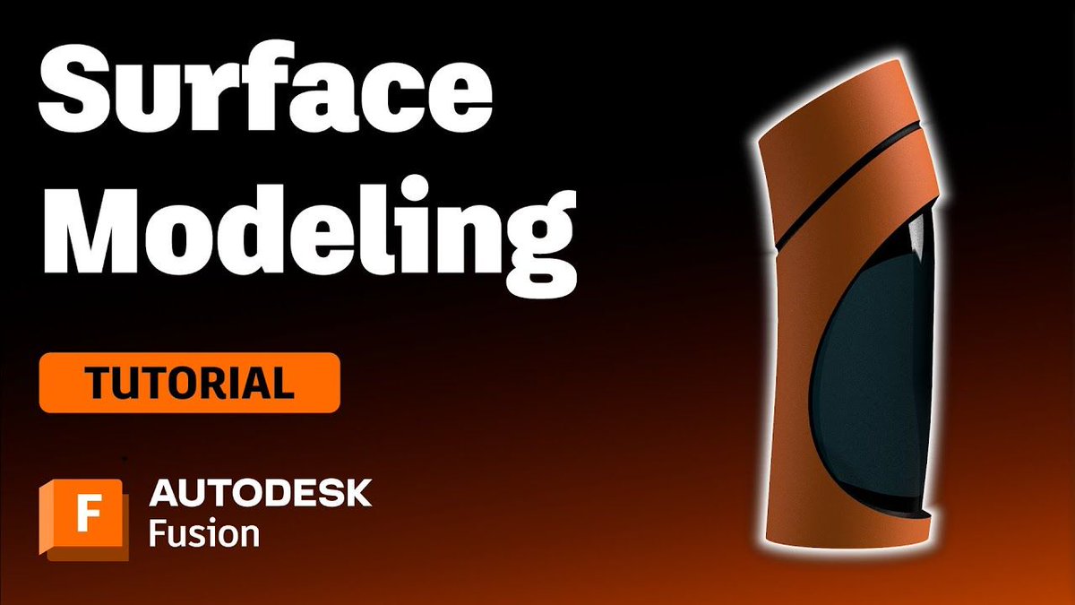 adskFusion's tweet image. Model a bottle using surfacing techniques in this Autodesk Fusion YouTube tutorial! Follow along and learn how to convert a hand-drawn concept into a dynamic 3D bottle with the Canvas, Calibration, Edit Form, Split Body, Patch &amp;amp; Stitch tools. bit.ly/493yNE0