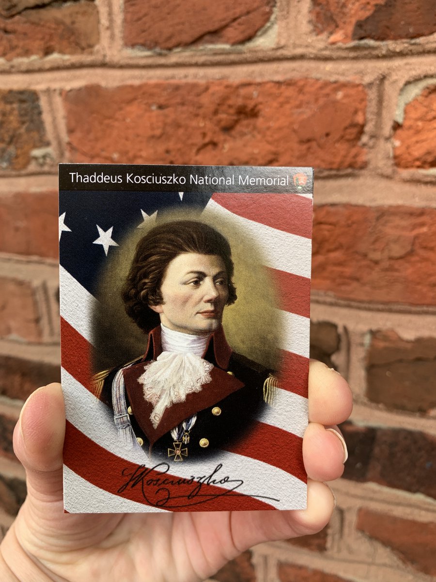 #ParkChat A 6) On my last visit to @INDEPENDENCENHP I learned all about Thaddeus Kosciuszio-he is such a fascinating character of revolutionary history-he is worthy of his own musical!