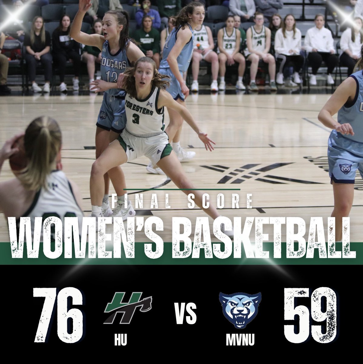 Great win today against MVNU! Final score: 76-59. #chopchop
Quick turnaround for our next game as we travel to Marian University on Friday, February 9th at 1:00pm.