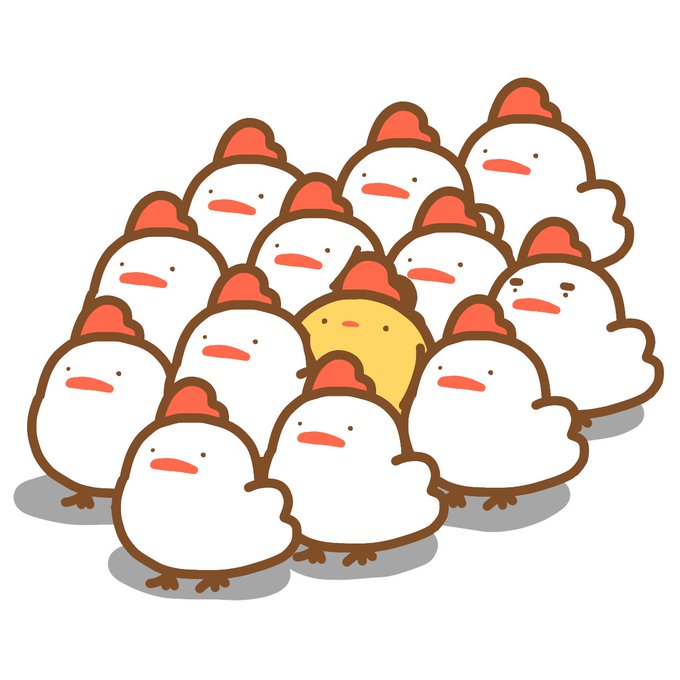 「chicken simple background」 illustration images(Latest)｜3pages