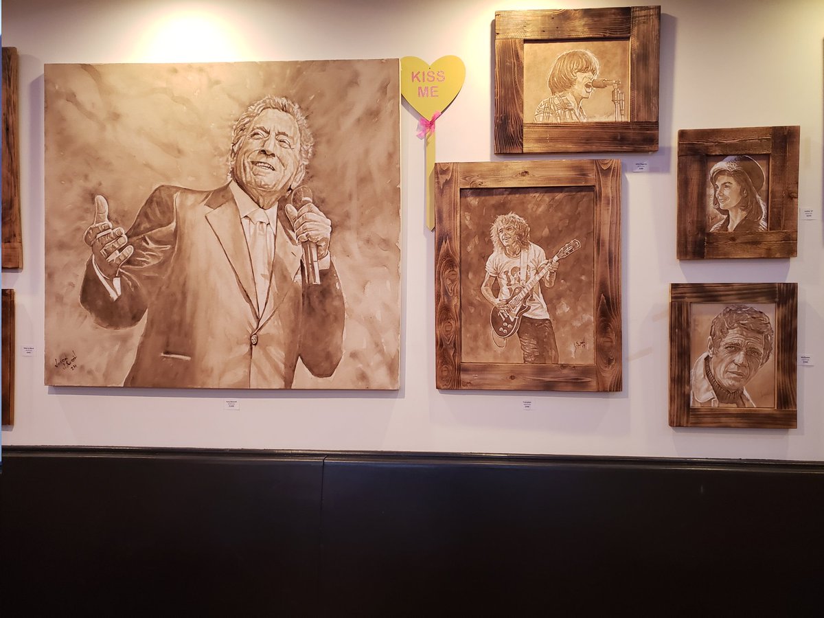 Swainy67's tweet image. Check out my new art exhibit of original coffee paintings at Java Nation in Kensington 
#javanation #coffee #artexhibition #Fox5dc #kensington