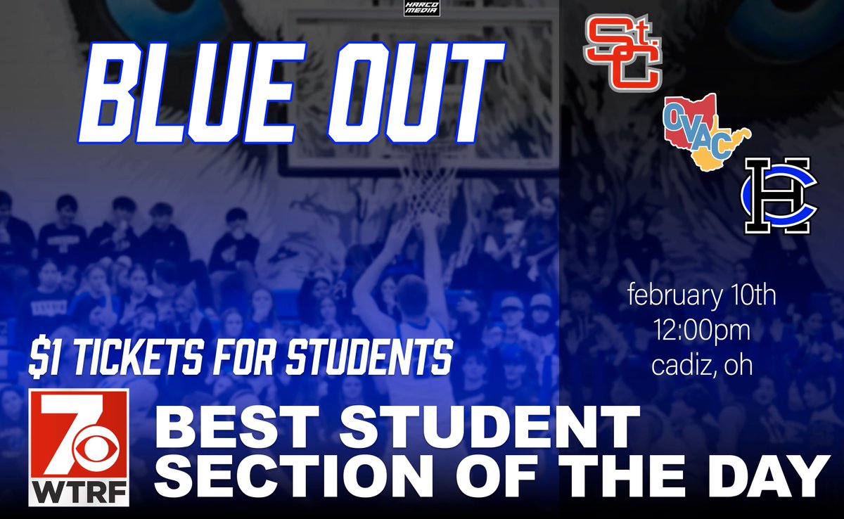 Calling out all of our students! It’s your time to shine! 

Let’s pack the place! 

#wearblue