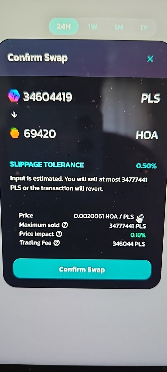 To celebrate spooky's market buy, I'm market buying 69,420 $HOA Congratulations to the LPs 🤑 Spread the joy 🖖