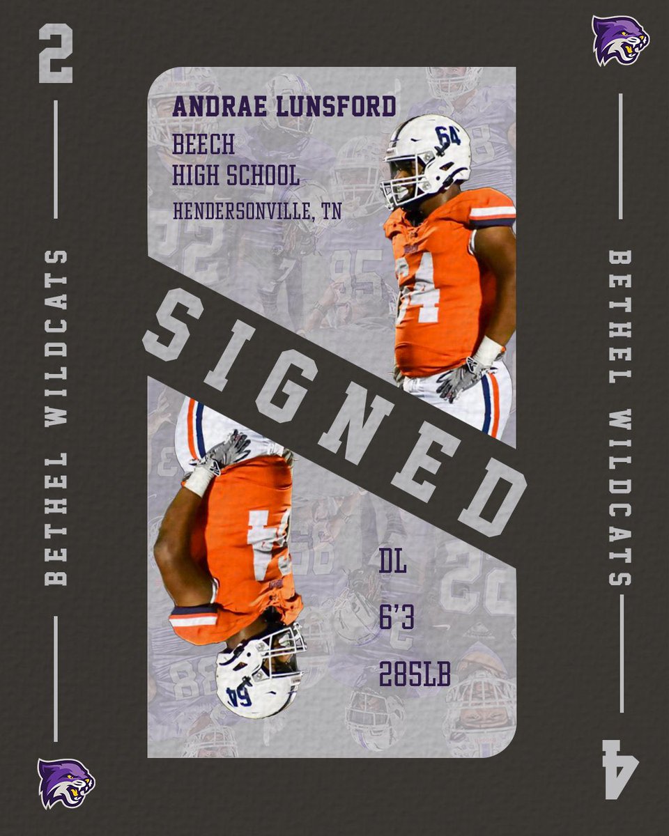 BU_FootballTN's tweet photo. Welcome to the Wildcats! 
🔐- Andrae Lunsford ( @AndraeLunsford ) 
🏦- Beech High School 
📍- Hendersonville, TN
📷- Defensive Line 
#OneHeartbeat| #ChasingGreatness| #NSD24 https://t.co/1hOeYT6Fli