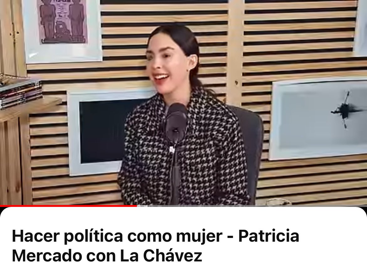 No saben lo a gusto que conversé con <a href="/lachavezm/">La Chávez</a> sobre feminismos, mandatos de género, qué significan y qué no significan las alianzas políticas entre mujeres, qué es lo que importa de que lleguemos a posiciones de representación o toma de decisiones.

Ojalá disfruten la