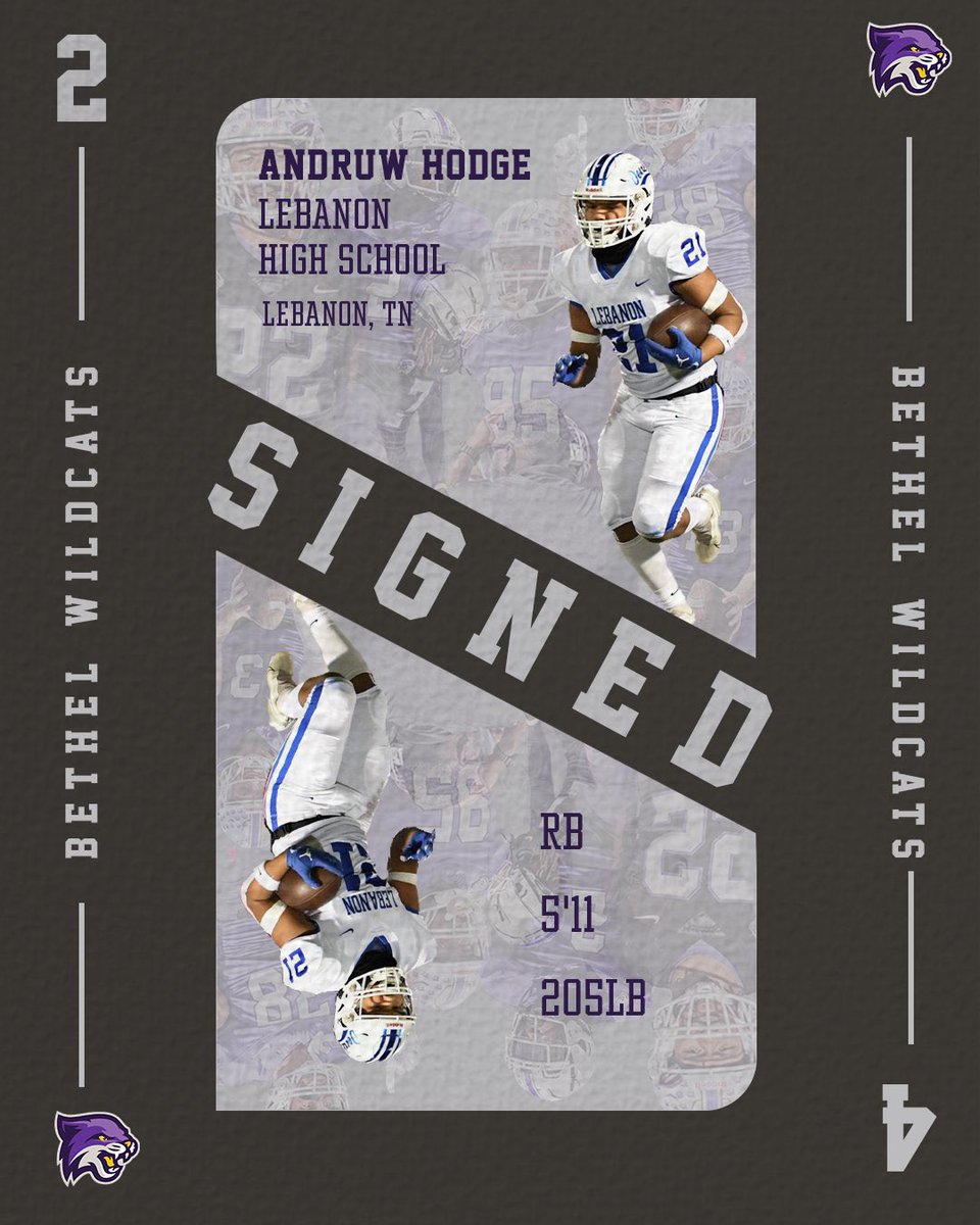 Welcome to the Wildcats! 🔐- Andruw Hodge ( @hodge_druw ) 🏦- Lebanon High School 📍- Lebanon, TN 📷- Running Back #OneHeartbeat| #ChasingGreatness| #NSD24