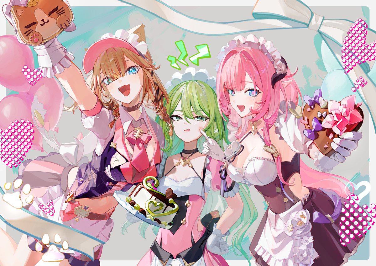 HonkaiImpact3rd's tweet photo. No need to keep these sweet surprises under wraps now; those precious smiles instantly light up hearts.

"Hehe! Today's chocolate is a real masterpiece that we can all be proud of~"

Kudos to Captain @hutaverse_ for the amazing fanwork!

#HonkaiImpact3rd https://t.co/WG1EPP9H6o