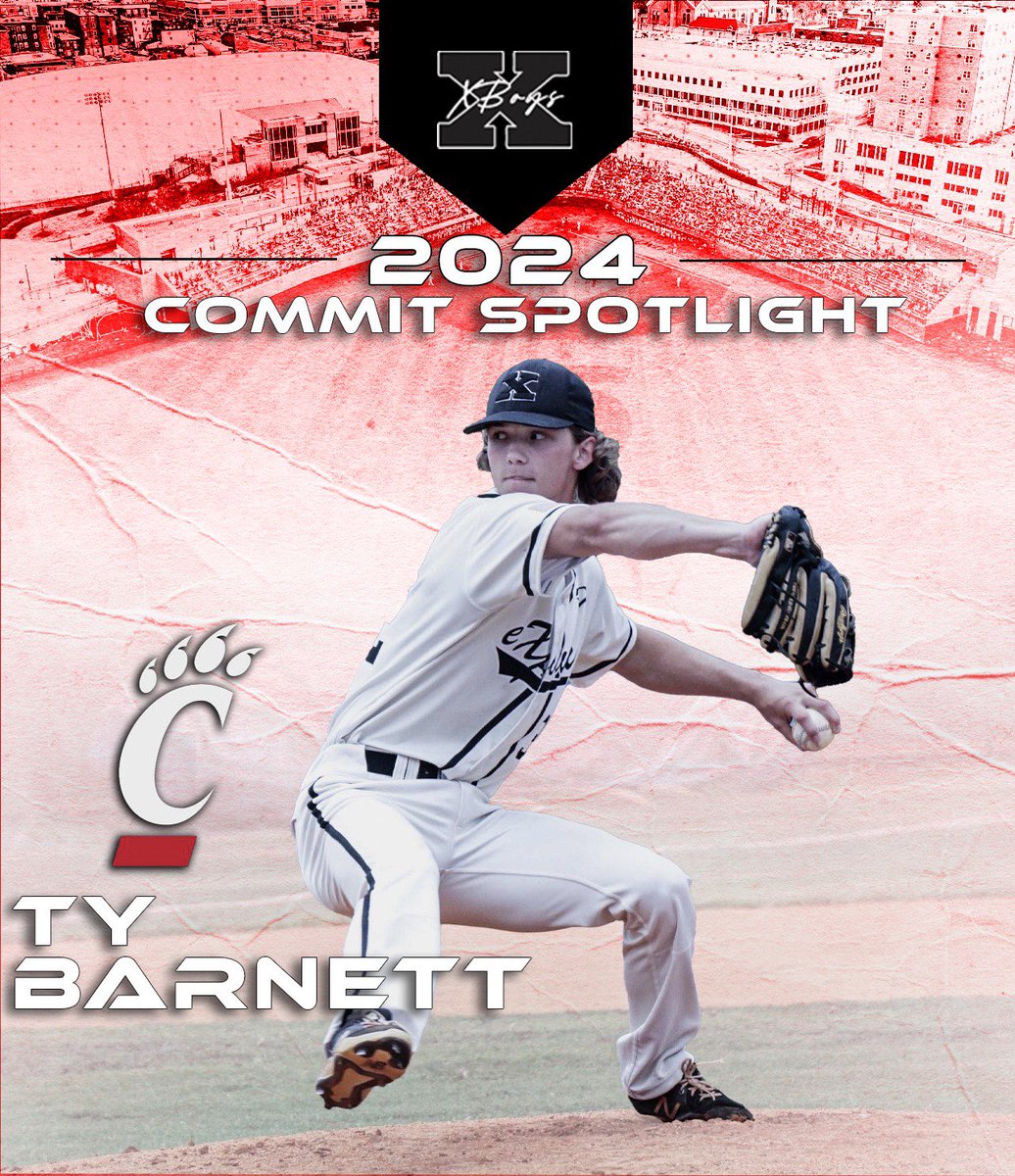 🚨2024 Class Highlight🚨
Name: Ty Barnett 
Commitment: Cincinnati 
HS: McMinn HS 
Huge competitor who will be a big time prospect in the BIG 12! #✖️boy #Whoisnext