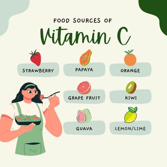 Boosting your immune system with these delicious sources of Vitamin C! 🍊🥦 Explore nature's powerhouse foods that keep you healthy and vibrant. #VitaminC #ImmuneBoost #HealthyEating #NutritionTips #CitrusLove #EatYourGreens #HealthyHabits #WellnessWednesday #FoodIsMedicine