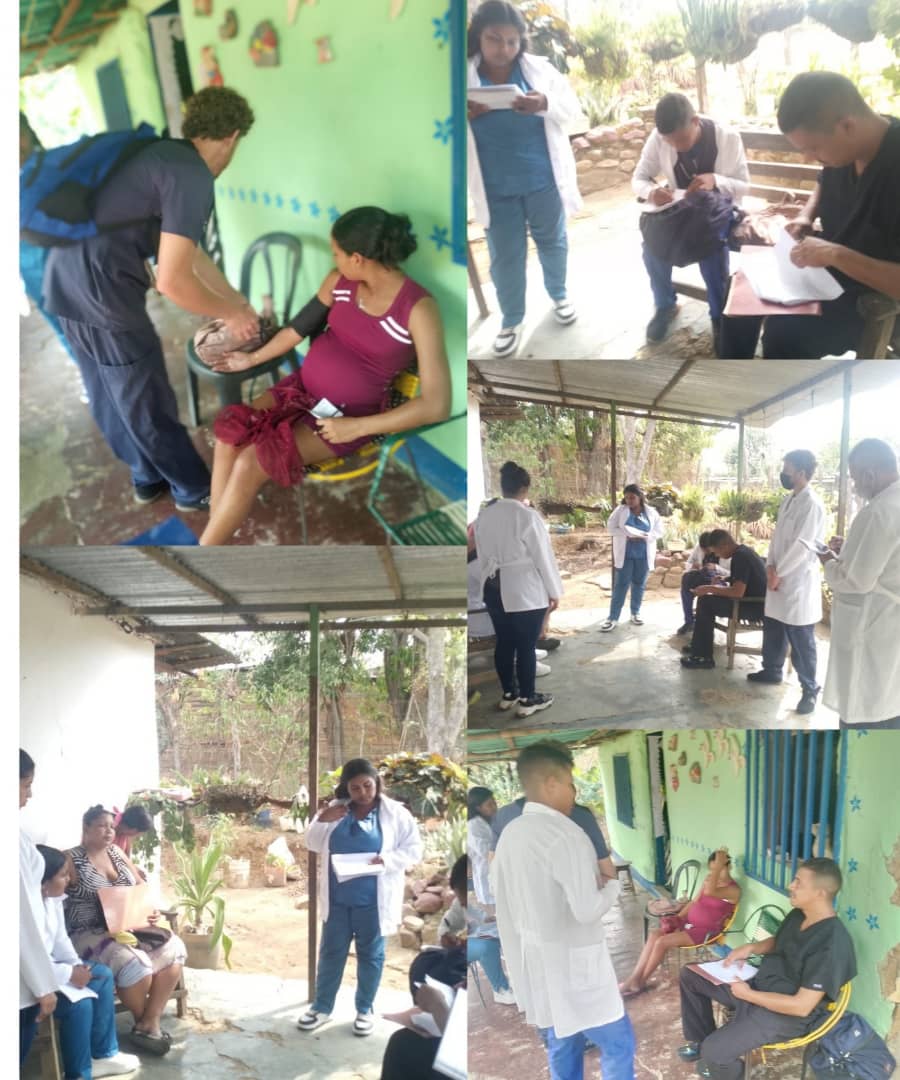 El CDI Camatagua del  Estado Aragua realiza casa a casa y visita a gestantes del sector Araguita Camatagua con ARO en compañía de los estudiantes de 2do , 3ero, 4to y 5to año de medicina. #CubaPorLaVida