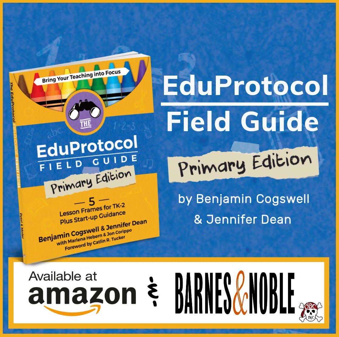 We are over the moon excited to share that the long awaited @eduprotocols Primary Edition is here & available for purchase! Please post a picture of yourself with the book in the comments when you get your copy! #EduProtocols #k2cantoo a.co/d/bQQiZqF